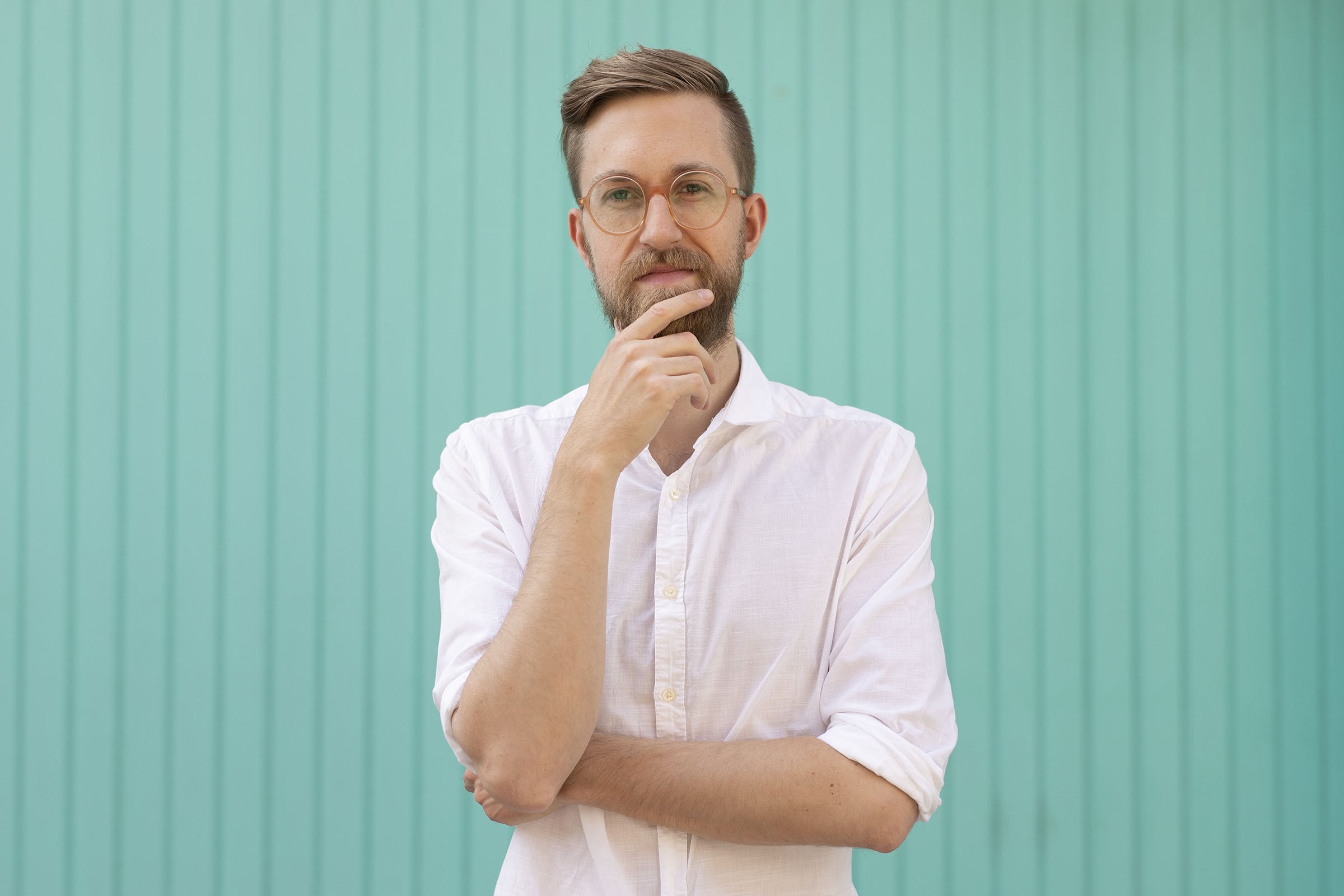 A portrait of Florian Schulz